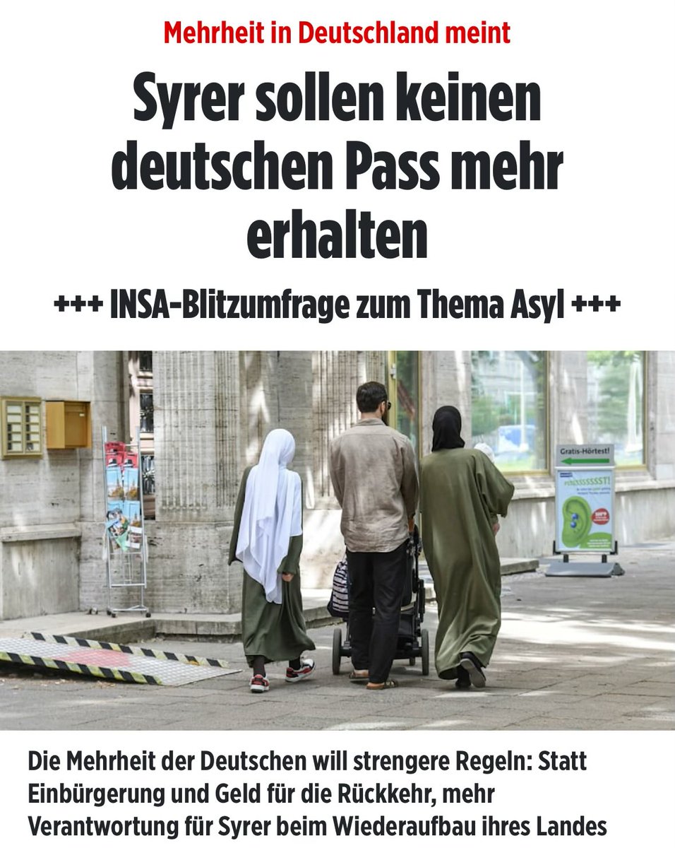 Ich weite auf "Moslems" aus.

Wer ist auch dafür?