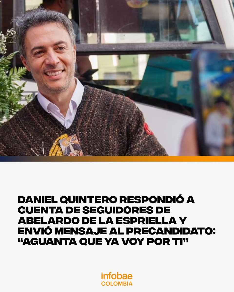 infobaecolombia's tweet image. Mientras el exalcalde de #Medellín reclama una decisión inmediata en su caso ante la Registraduría, sus detractores advierten sobre la viabilidad de su postulación. 

Este fue el mensaje de #DanielQuintero 📲 infob.ae/3LHcTzr