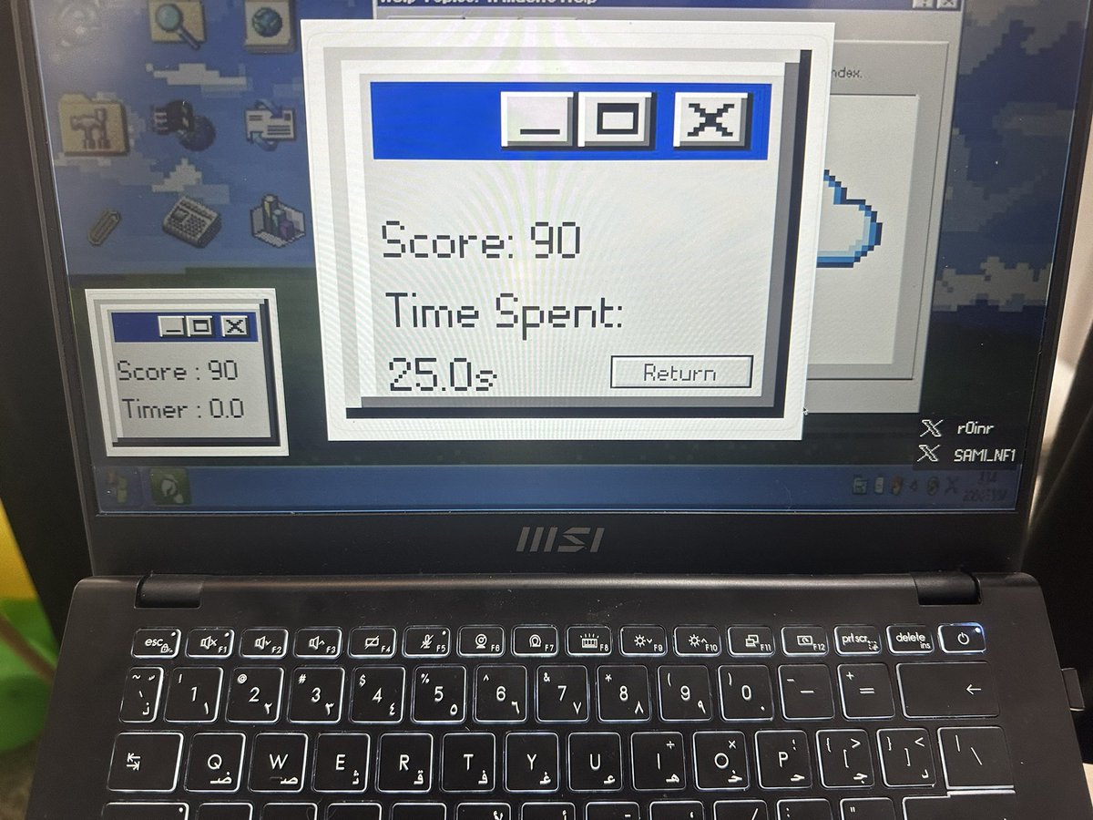 اليوم زرت معرض الذكاء الاصطناعي و شكرا <a href="/SAMI_Nf1/">SAMI.💻</a> و <a href="/r0inr/">Remas</a> على تجربه اللعبه الجميله و احسن تجربه شدتني في المعرض كامل👍🏻❤️