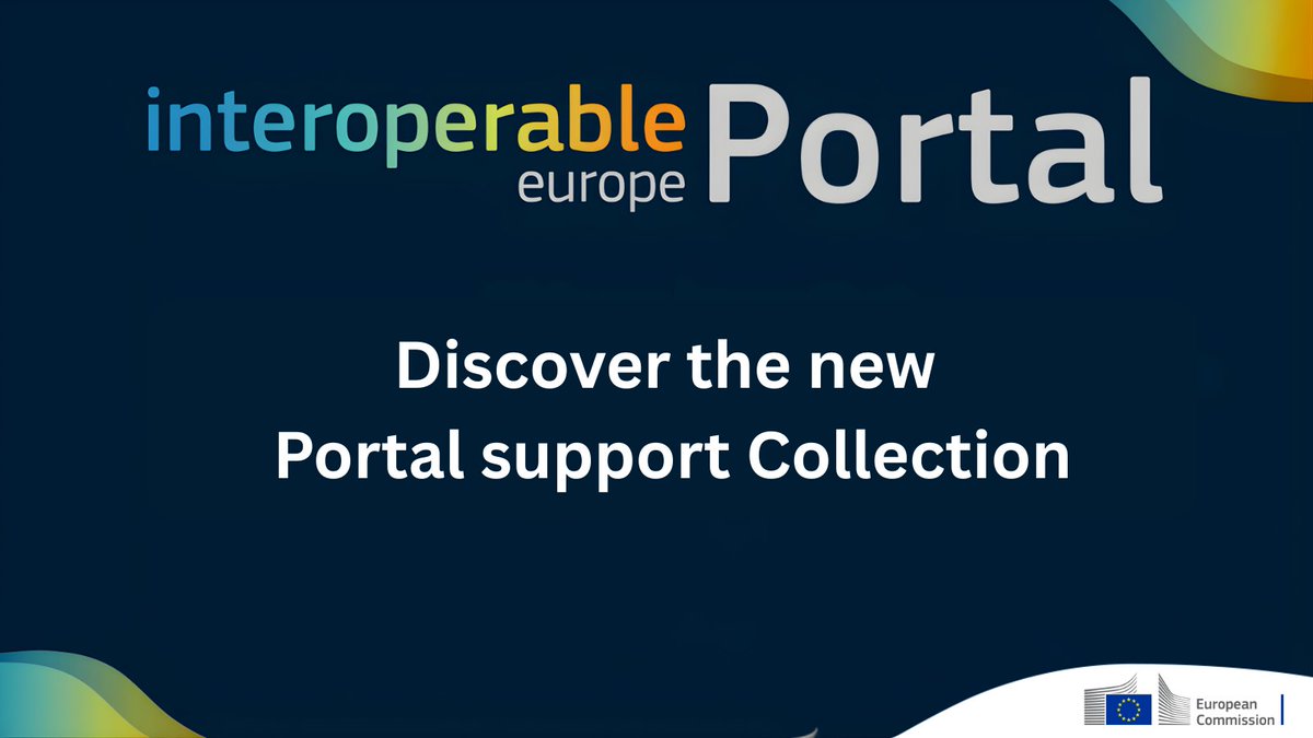 🔊The Portal Collection on the #InteroperableEuropePortal has been renamed and revamped!

Explore its many new features and its refreshed landing page with new sections and pages, including📰News and Events.

👉 link.europa.eu/kPJjyh