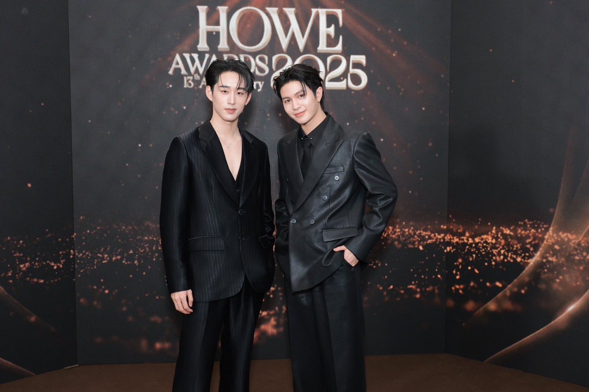 GMMTV's tweet image. นักแสดง GMMTV “เต-นิว, น้ำตาล-ฟิล์ม, เอมี่-บอนนี่, วิลเลี่ยม-เอส, LYKN (วิลเลี่ยม, เลโก้, นัท, ฮง, ตุ้ย) และ โพก้าซัง” ร่วมงานประกาศรางวัล “HOWE AWARDS 2025”