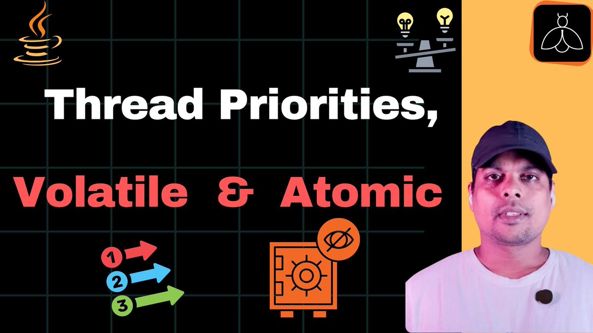 bitbee24's tweet image. Java Multithreading Series - From Basic to Pro!

Coming up in next episode…
1. Thread Priorities 
2. Volatile Keyword
3. Why we need Atomic’s in multithreading?

Subscribe &amp;amp; Staytuned to Bitbee YT 👇
🔗 youtube.com/playlist?list=…

#java #multithreading #series #youtube #threads…
