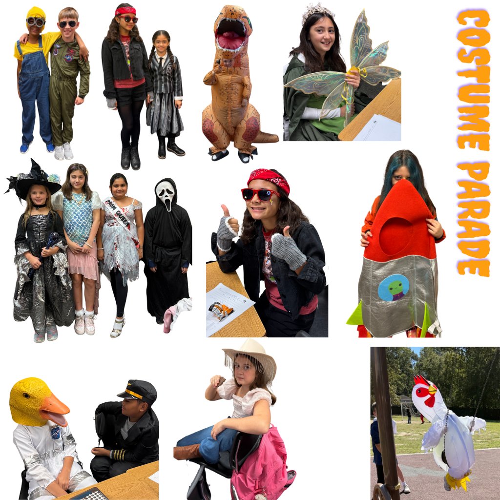 HumbleISD_HHE's tweet photo. Our students had a spook-tacular time dressing up for our Red Ribbon Week costume parade! 🎃👻 They showed their spirit by saying boo to bullying and drugs while celebrating a week of kindness and making positive choices! ❤️ #RedRibbonWeek #SayBooToBullying #RoadrunnerPride https://t.co/LHe8sqJu0E