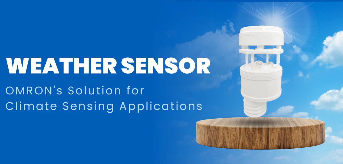 OmronComponents's tweet image. 3️⃣ Three benefits of using the OMRON weather sensor in your application:

⚡Easy Installation
🌤️Easy to Maintain
🌞Cost-Effective

🔍Find more here: components.omron.com/us-en/solution…

#SensingTechnology #SensingApplications #WeatherSensor  #WeatherData #IoT #IoTSolutions #Climate