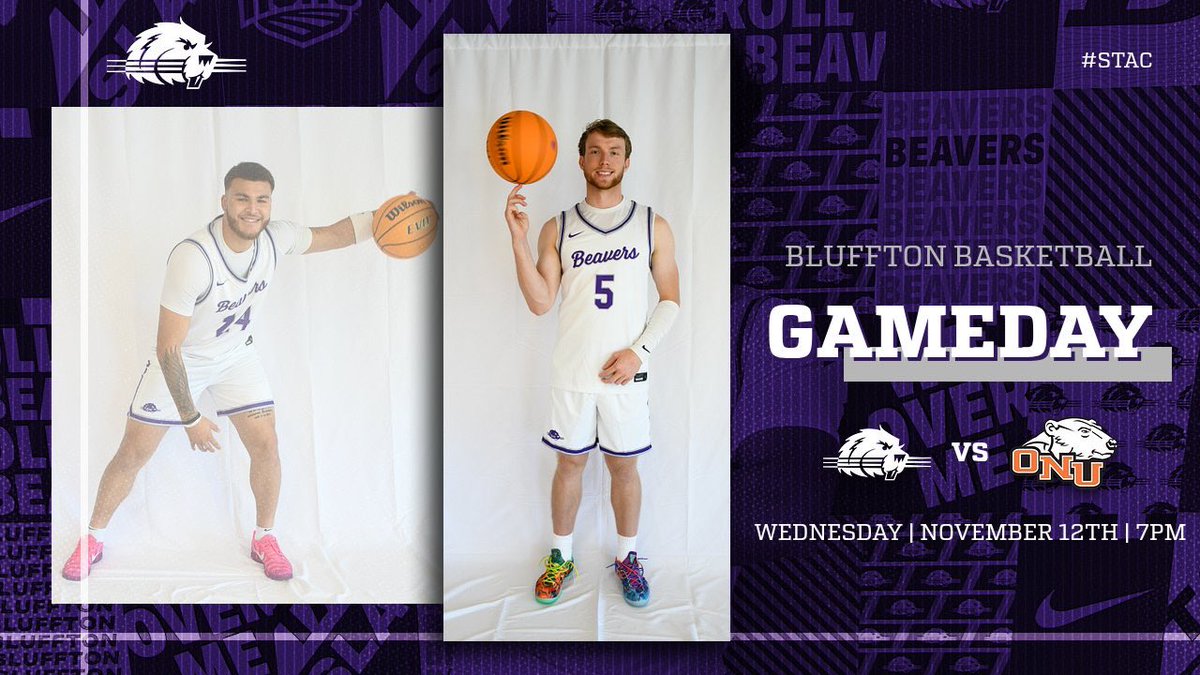 BlufftonUMbk's tweet image. IT’S GAMEDAY‼️‼️ 

We will kick off the season TONIGHT vs ONU in Sommer Center at 7pm. Tickets can be purchased at BlufftonBeavers.com 

#STAC 🪵