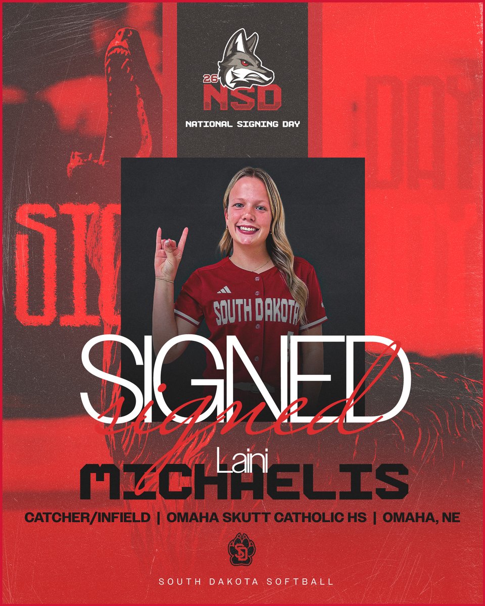 Welcoming a new Coyote to the team!

🔴Laini Michaelis
📌Omaha, NE
🥎Catcher/Infield

#GoYotes