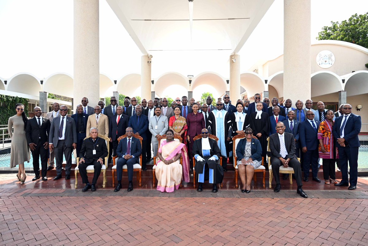 timesofindia's tweet image. President #DroupadiMurmu addresses the National Assembly of #Botswana in #Gaborone, highlighting India–Botswana partnership for a fair, sustainable world and stronger Global South cooperation through reformed multilateralism.