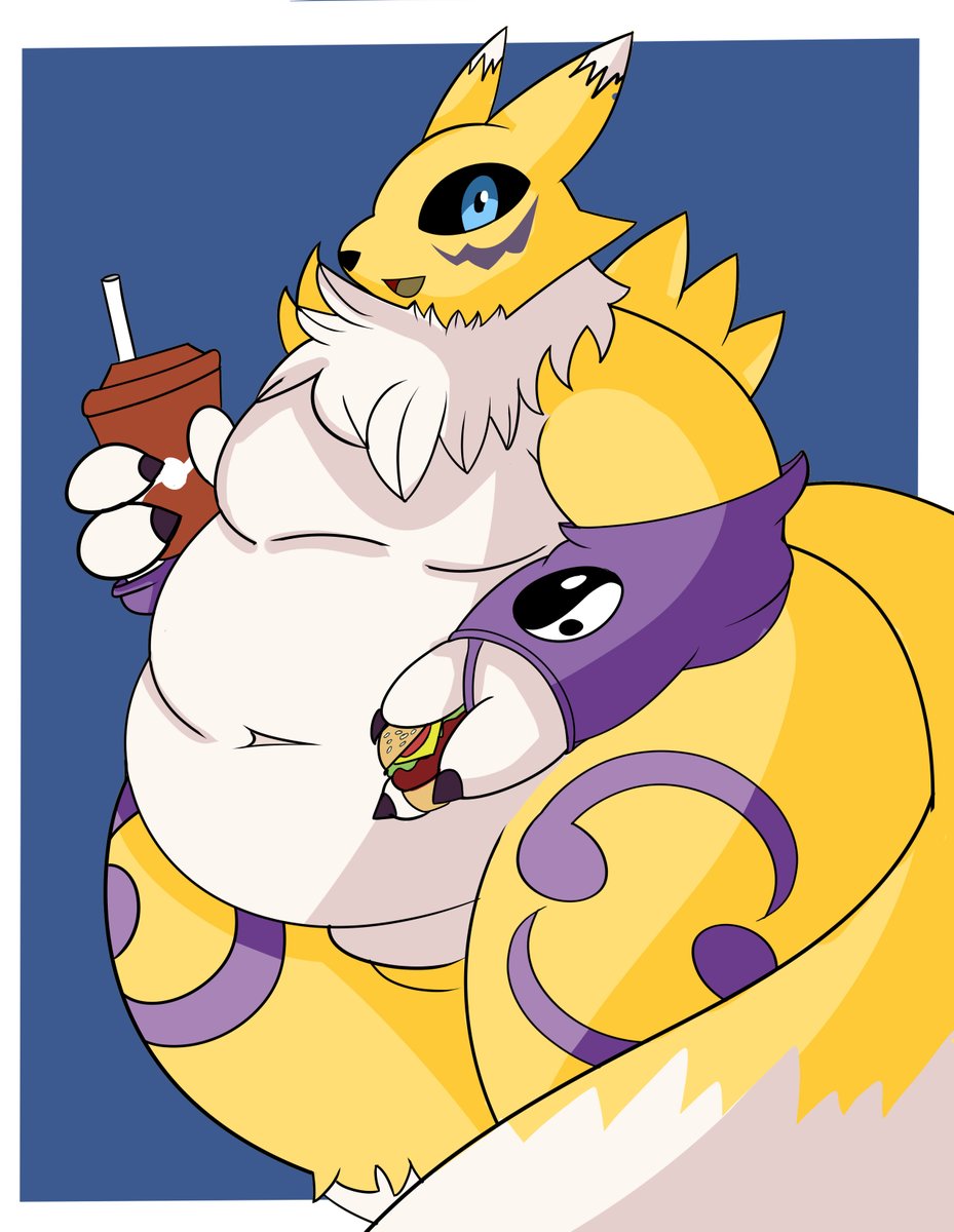 ExtraFredella's tweet photo. made a quick renamon sketch on stream yesterday enjoy https://t.co/JFzsomCEq3