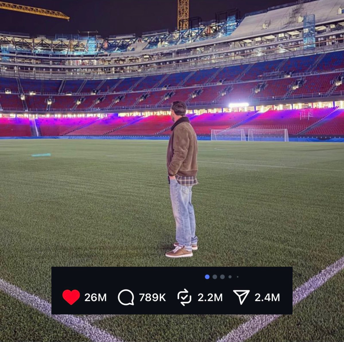 🚨🚨🚨🚨🚨🚨🚨🚨 رقم تاريخي!

دخلت صورة الأسطورة ليونيل ميسي في الكامب نو قائمة أعلى 20 منشورًا في تاريخ تطبيق إنستغرام

ويُذكر أن ميسي يتصدر القائمة، كما يُعد أكثر شخص ظهورًا في القائمة بـ8 منشورات من اصل 20 😨♥️

<a href="/M10GOAT/">Messi World</a>