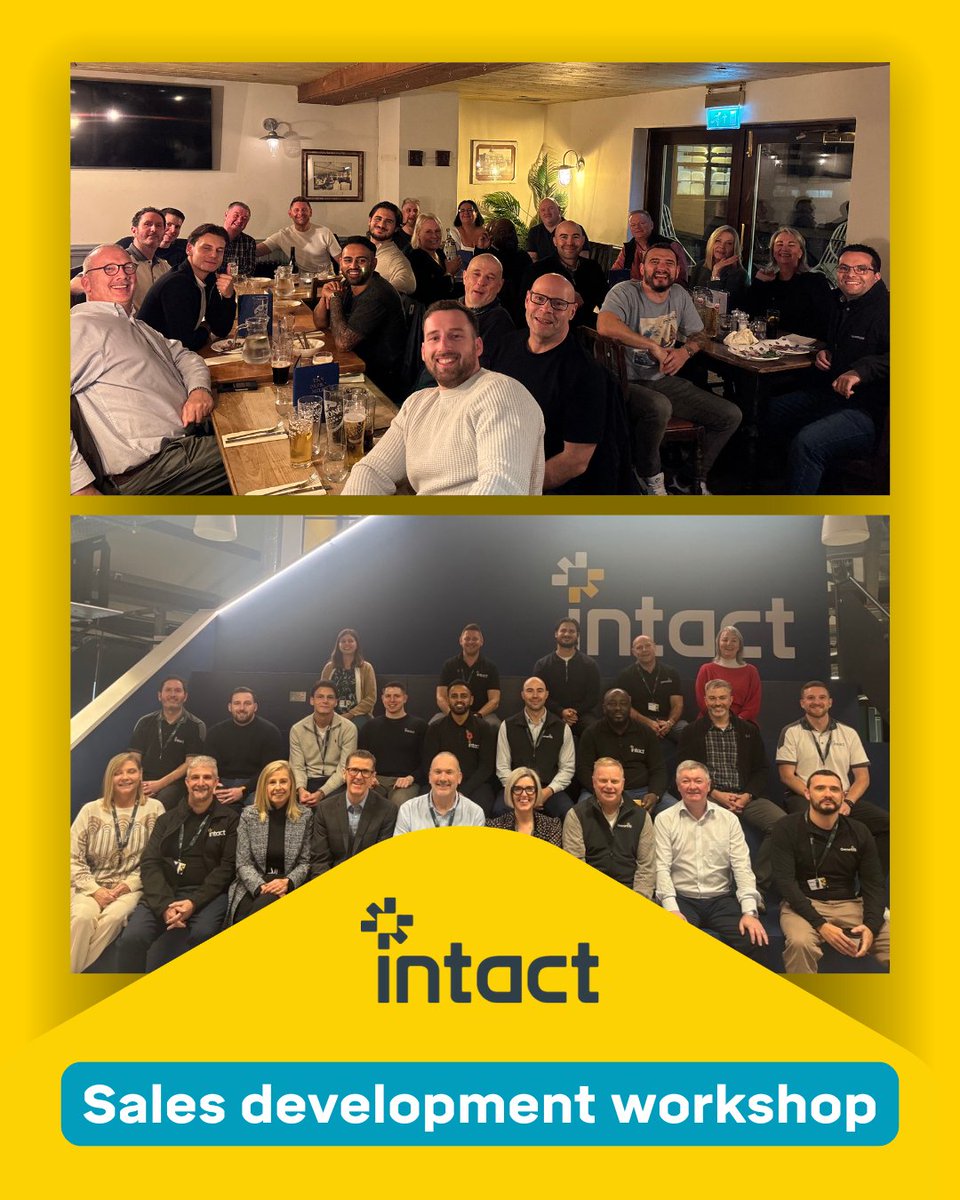 IntactSoftware's tweet image. We love it when teams who usually work across time zones can actually be in the same room! 💛