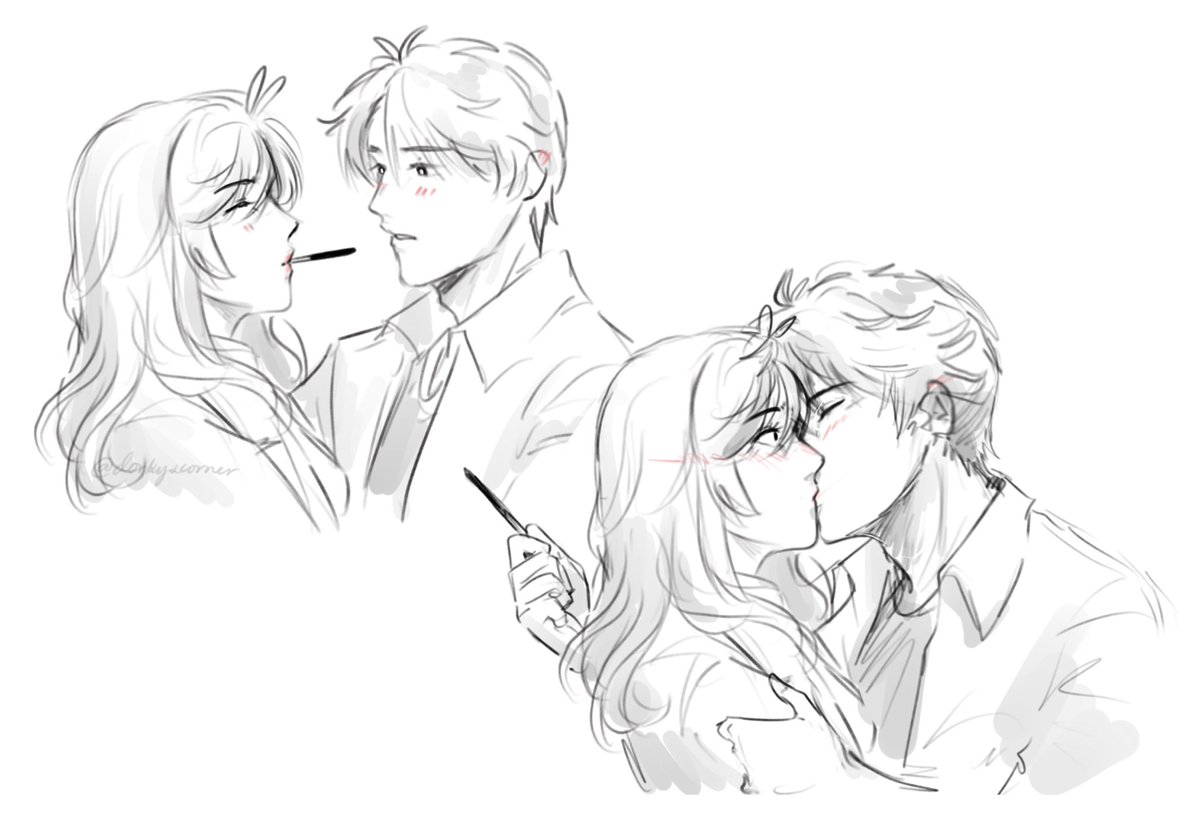 dorkyscorner's tweet photo. Late for pocky day but i wanted to draw lukerosa 

#lukerosa #tearsofthemis https://t.co/tuk54oNR0n
