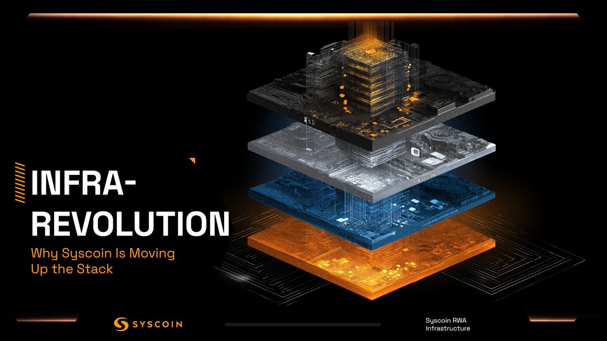 While others chased hype, Syscoin built foundations.

🔗 syscoin.org/news/infrastru…

Over a decade of #BTC-secured reliability, the next revolution begins.

UTXO. NEVM. zkSYS. Three layers. One vision.

Discover why $SYS is moving up the stack in our latest article on
