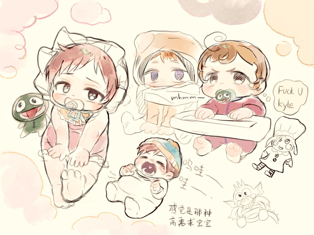 QQiuking's tweet image. #ericcartman #justforfun #kennymccormick 
🍼