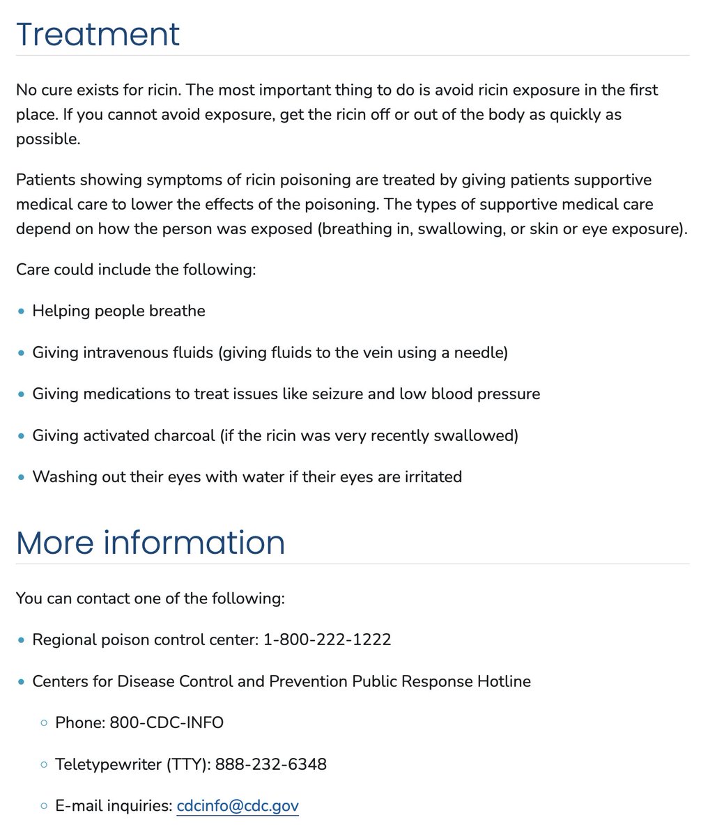 🚨JIHADIST BIOWEAPON ATTACK THWARTED🚨
India
Enough Ricin To Kill 250K People

RICIN
- Toxin From Castor Beans
- Odorless
- Tasteless

‼️Decontamination Procedures ‼️
Signs &amp; Symptoms 
Treatment 
👇