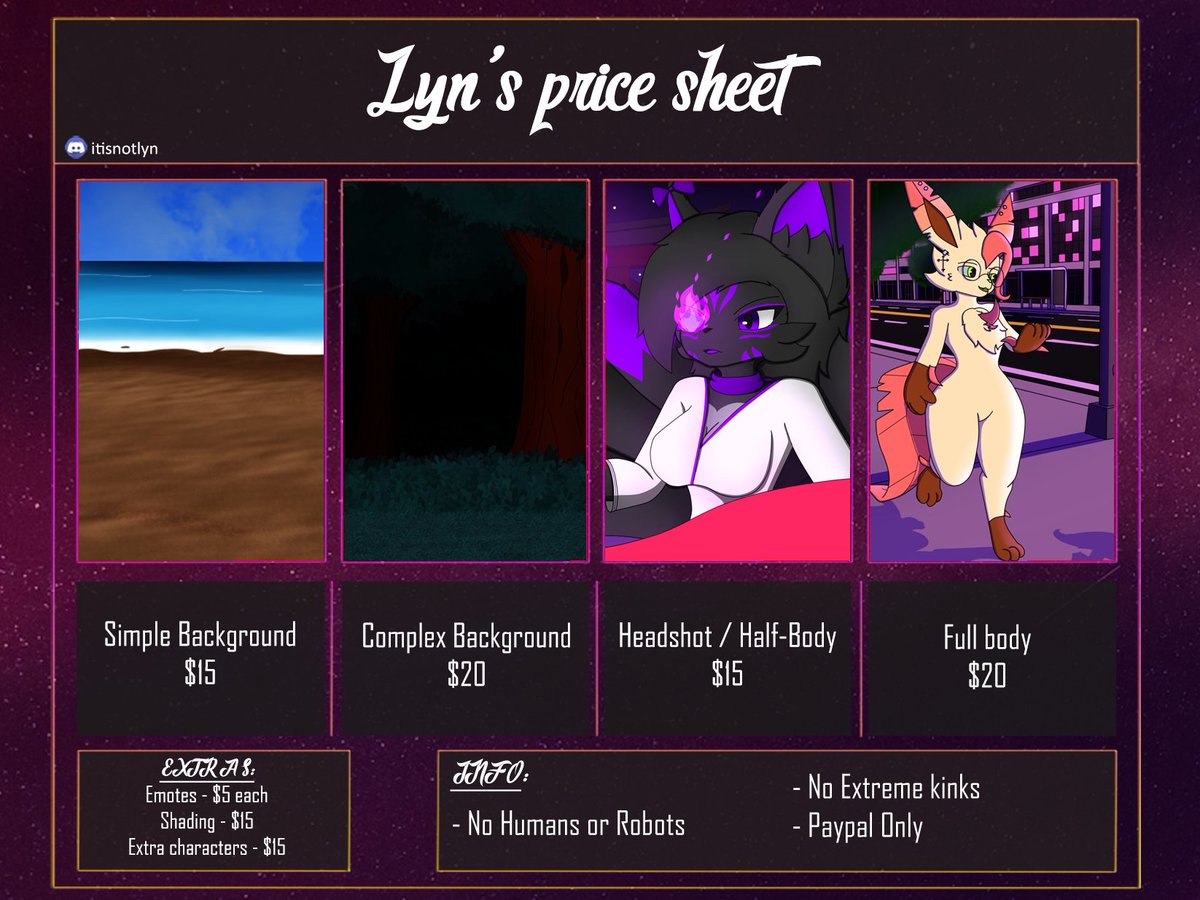 EMERGENCY COMMISSIONS - My dogs went to the vet this weekend, and it was one hell of a bill, and if one of them needs to go back there, I won't have the money to pay for it. It would help a lot if whoever could commission me so I can pay for their treat if worst comes to worst.