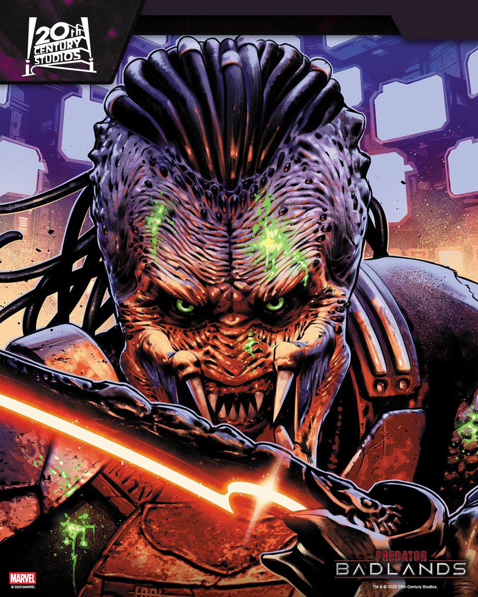 MarvelComicsHQ's tweet image. Predator: Badlands, the official prequel one-shot comic to the film, created in collaboration with director Dan Trachtenberg, is on sale now. 🧵 ⬇️