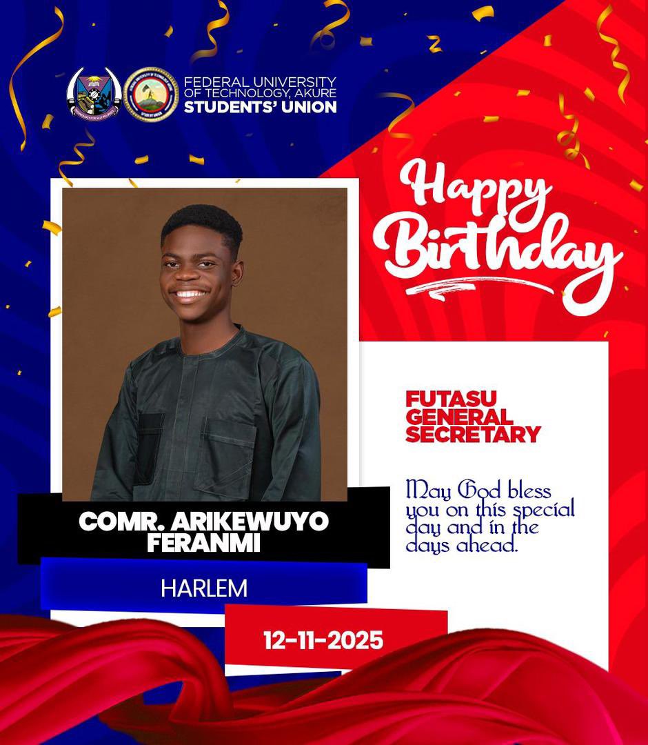 FUTA STUDENTS' UNION tweet media