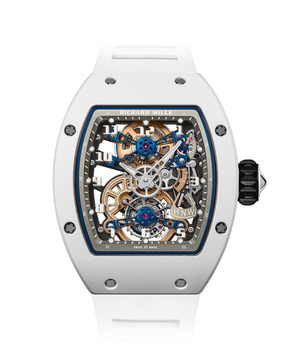 Richard_Mille's tweet photo. The new RM 17-02 in white ATZ ceramic offers the titanium tourbillon calibre a setting of absolute purity in which to express its full, vibrant energy. https://t.co/RvmuLVKngb