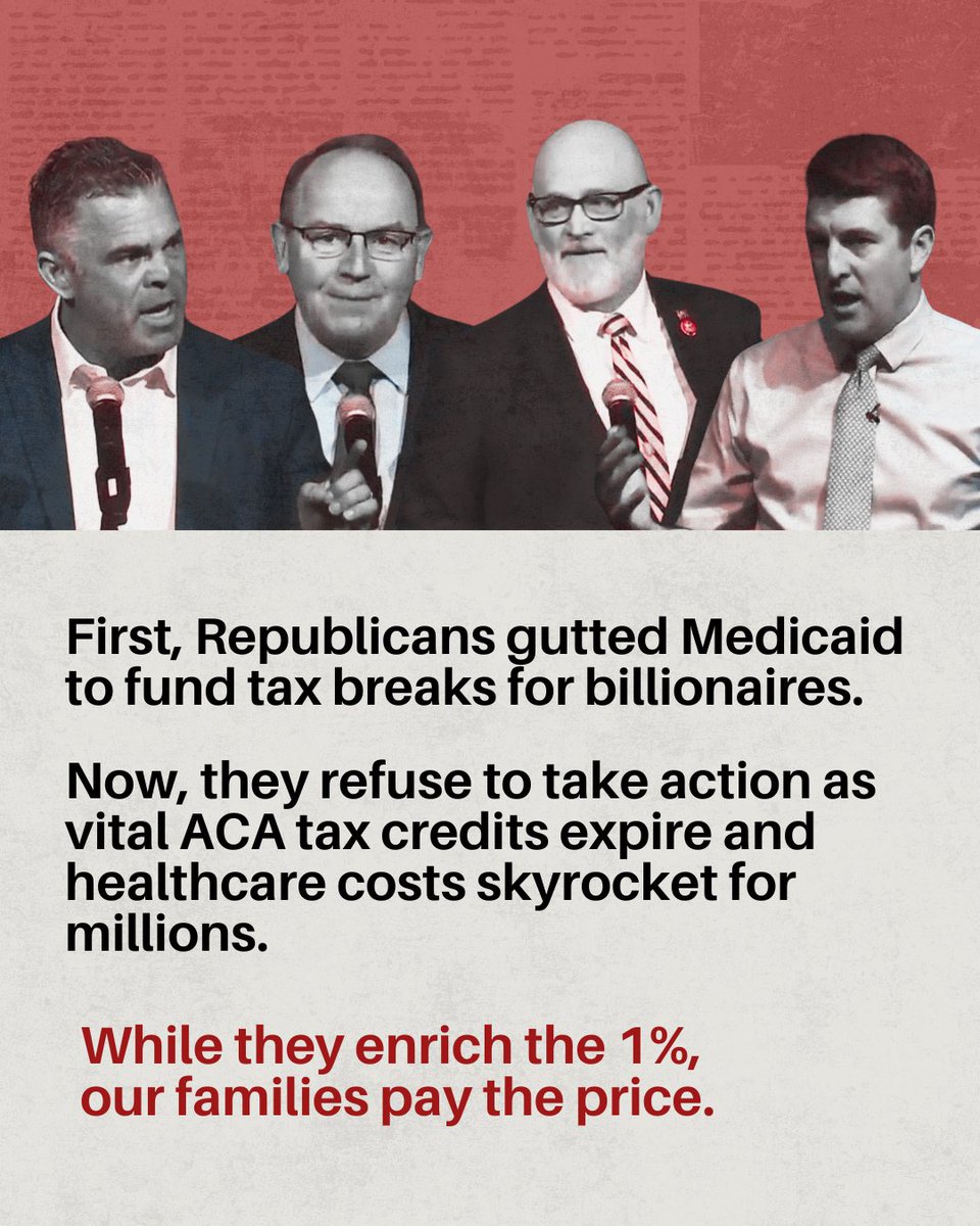 ABetterWis's tweet image. When it came to giving a tax break to the ultra wealthy, Republicans like @RepTiffany were all on board.

But when our healthcare premiums could rise over 800% for some, they refuse to act to lower costs.

Shameful.