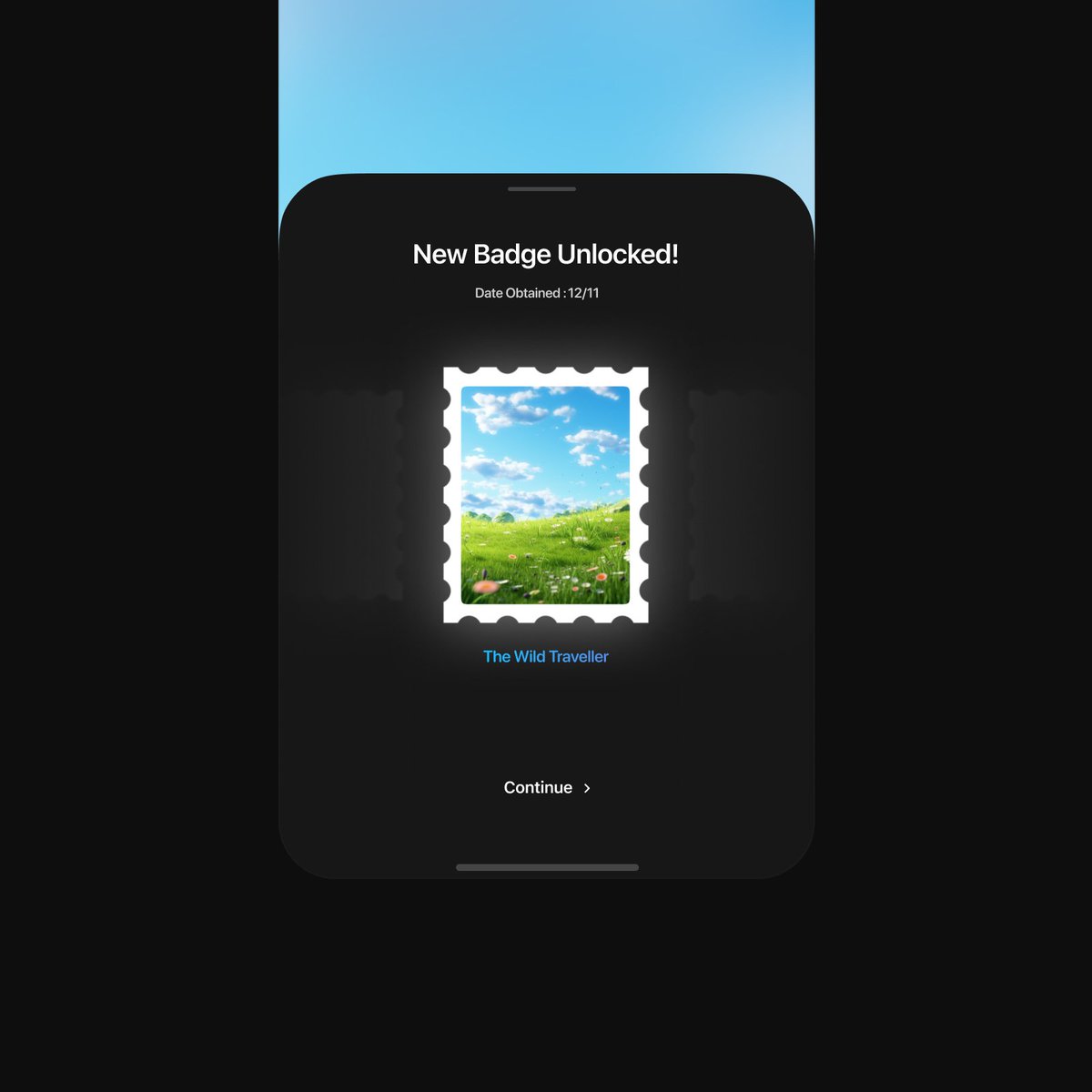 Dark Mode - New Badge Collection UI