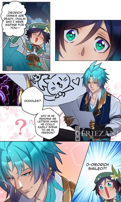 Re-upload
.
This is the first time Venti has seen Diedrich smile in 500 years. 