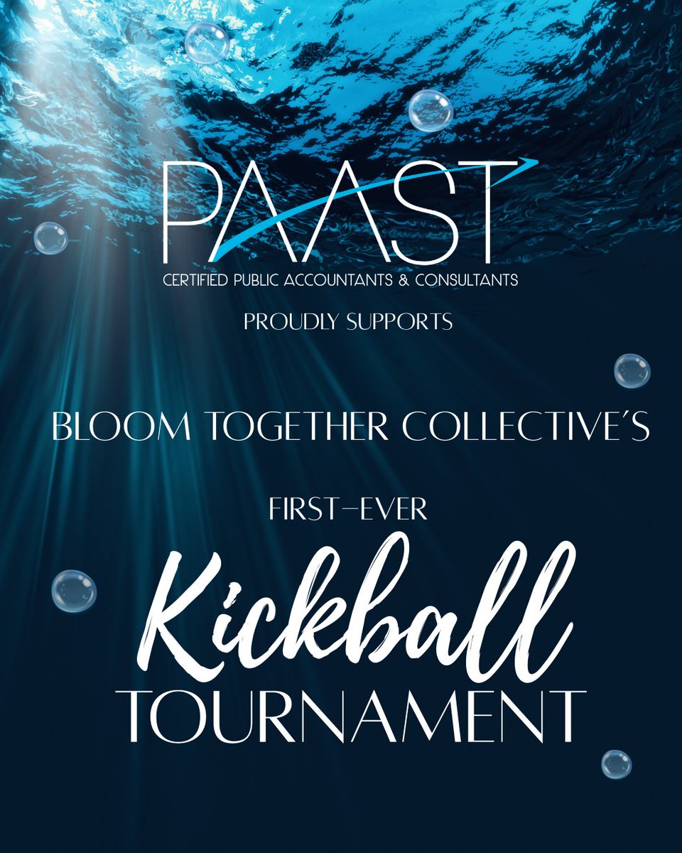 PAAST_CPAs's tweet photo. PAAST is proud to sponsor Bloom Together Collective’s first-ever Kickball Tournament!  A fun day of community and purpose — raising funds for clean water projects in Zanzibar, Tanzania. Together, we make impact possible!

For more information, please visit https://t.co/yi9yplApB9 https://t.co/vTxo6qACbS