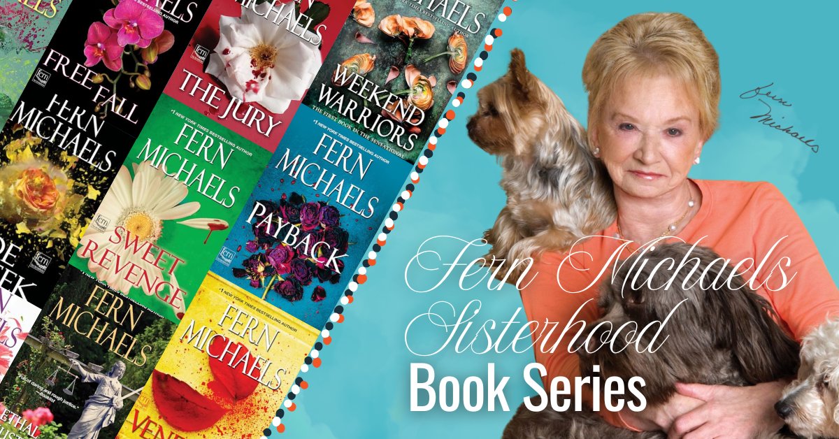 BookScouterCom's tweet image. If you love fierce female friendships, thrilling twists, &amp;amp; revenge served cold😏, you need to check out Fern Michaels’ Sisterhood series! From covert missions to heartfelt bonds, these women prove that justice is best handled… together. Read more at rebrand.ly/80594c.