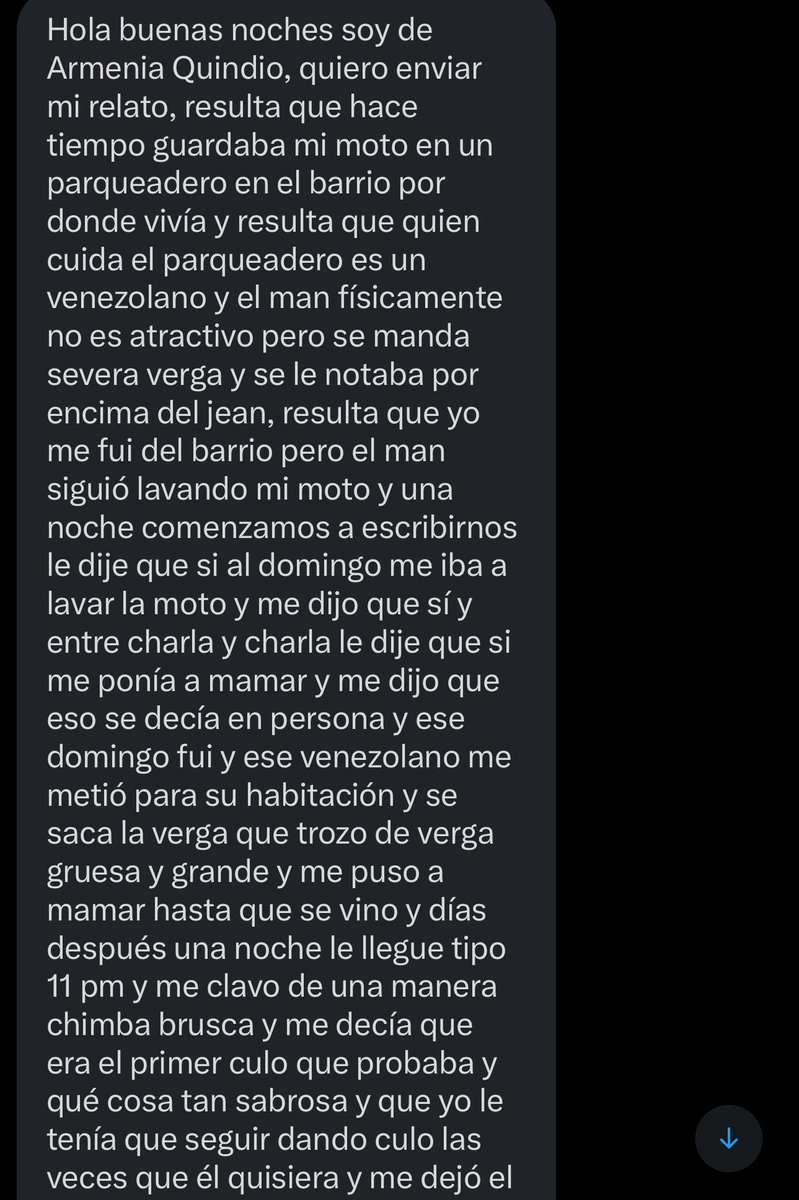 Relatos_eje's tweet photo. Relato #11 

Este seguidor nos cuenta su experiencia con el del parqueadero ¿te ha pasado algo similar? 😈😈 https://t.co/78VxYDeHyZ