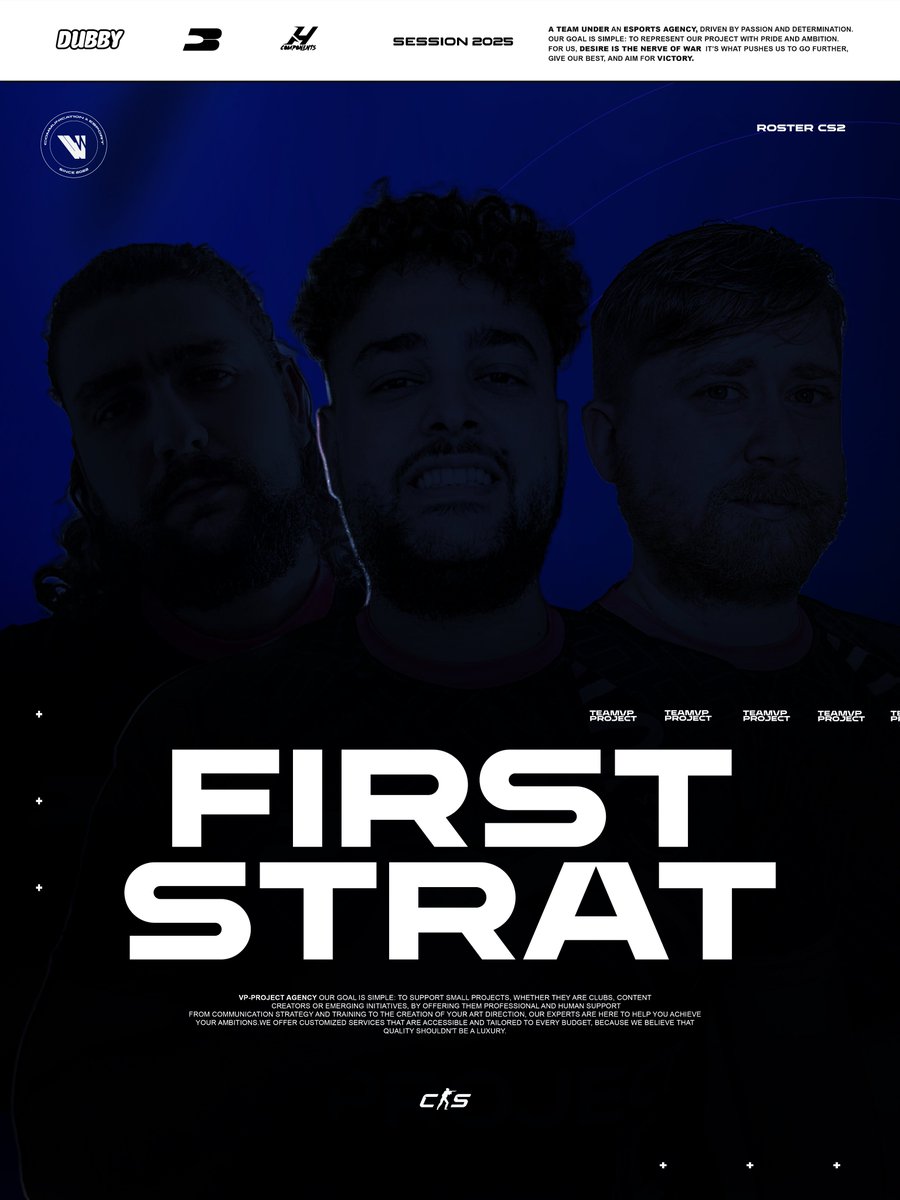 CS2_VP's tweet image. Les premières stratégies sont en place ⚒️

Notre roster est désormais complet avec 5 joueurs prêts à se lancer dans la compétition ! 🔥

L’aventure ne fait que commencer 🚀