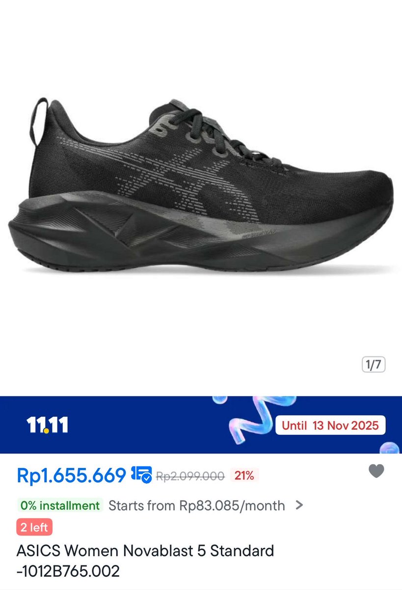 willyhr28's tweet photo. Bro ini sih gila 😭
Sepatu running Asics di Blibli lebih murah dari e-commerce lain dan bahkan store-nya sendiri!
Novablast 5 cuma 1,7jt (biasanya 2jt-an) 💸
Kapan lagi dapet harga segini 😭🔥

👟 Novablast Woman
https://t.co/whIFaujsVH
👟 Novablast Man
https://t.co/opZkQPP2ya https://t.co/of0QAa8HQW