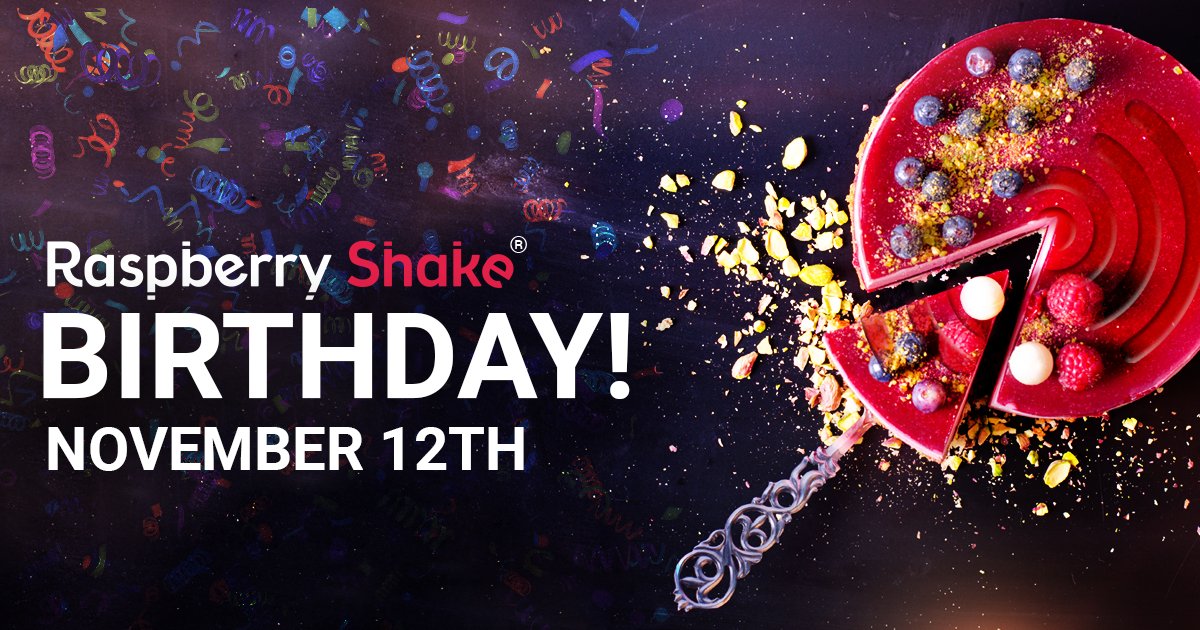 raspishake's tweet image. Happy Birthday to Raspberry Shake!🥳🥳🥳

Nine years ago the first #RaspberryShake units went online in what is now the largest #CitizenScience #seismograph community in the world!⁠

Join us in celebrating more than 2700 connected stations!🎉

➡️raspberryshake.org