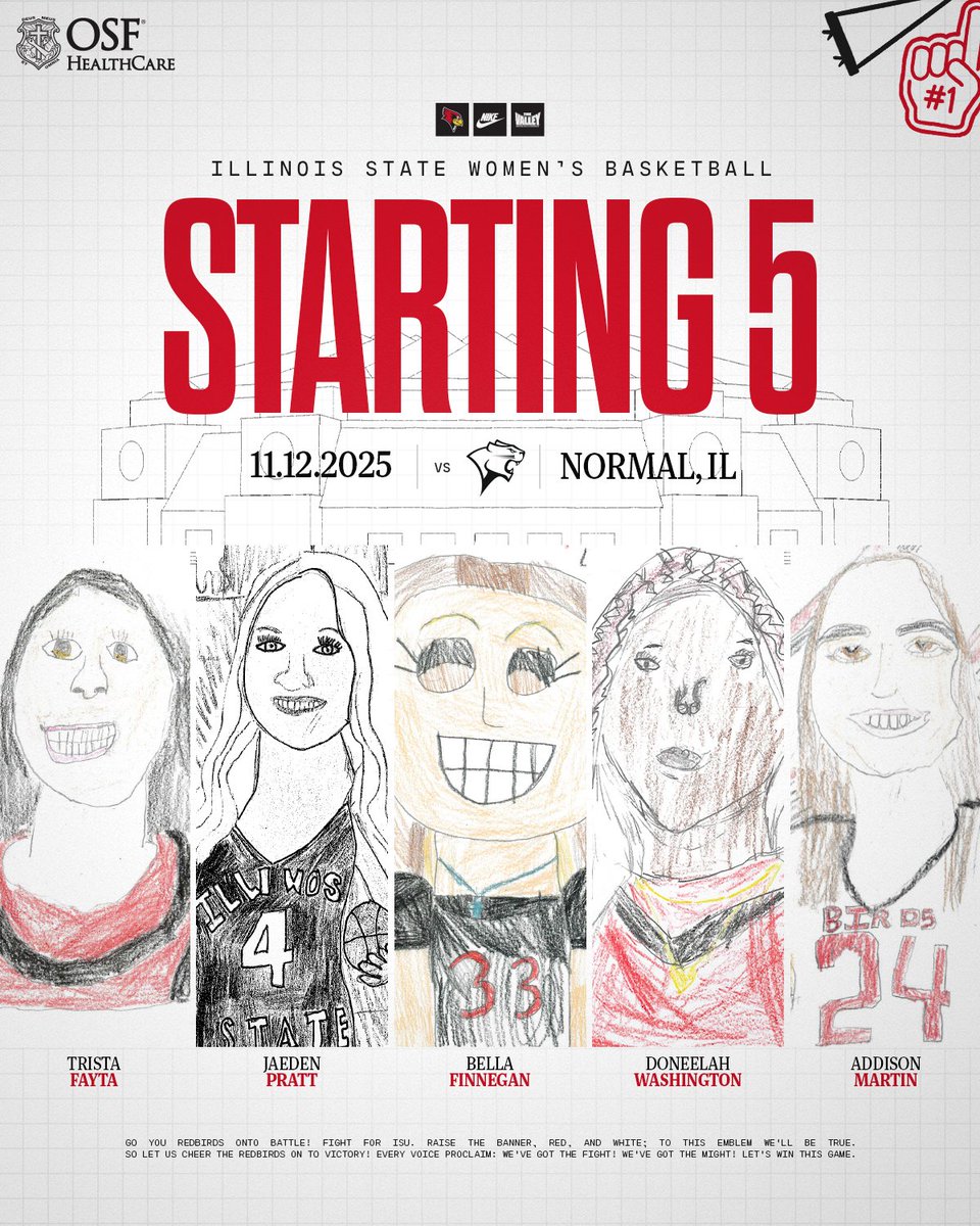 First five on Education Day‼️ 

linktr.ee/redbirdwbb