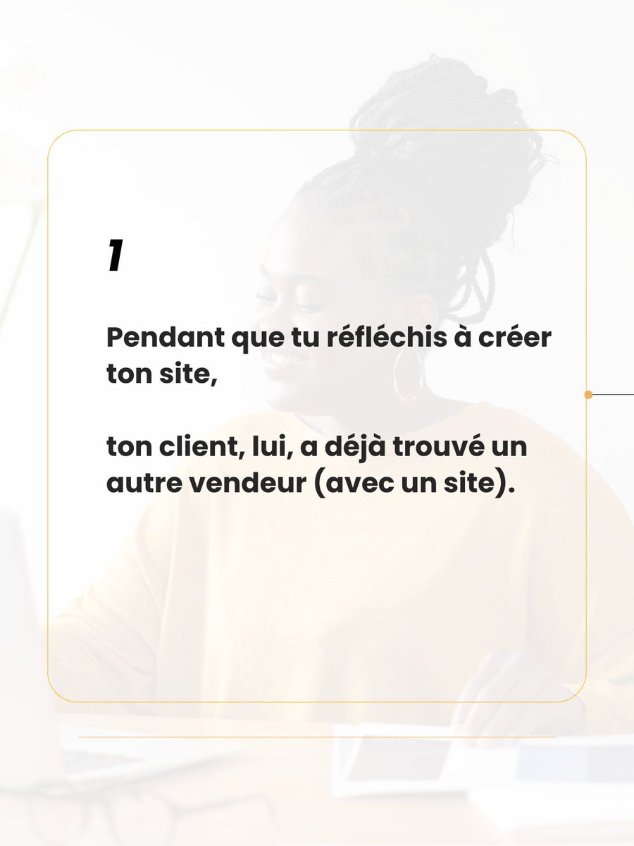 ayweushop's tweet image. Le monde du business ne t’attend pas.
Chaque client qui part, c’est une opportunité perdue.
Avec Ayweu, tu deviens visible, crédible et prêt à vendre.
Le moment, c’est maintenant.

#Ayweu #ecommerce #siteweb #passeàlaction