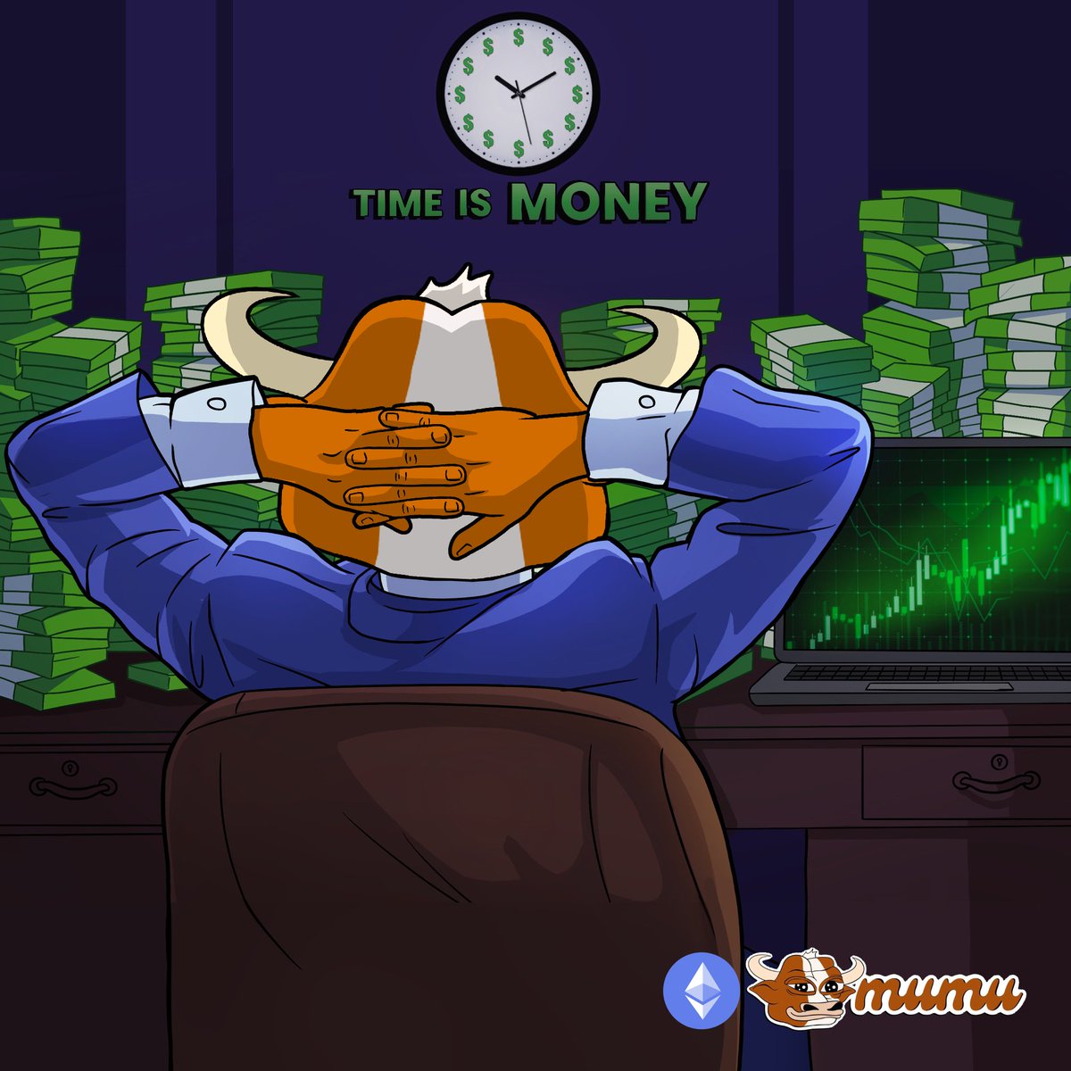 mumucoineth_'s tweet image. Would you look at the time

$MUMU