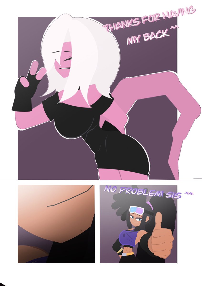 “Sister In laws got each other’s backs”
|A stick nodes comic| 
Along with my wifey <a href="/TPYufei96/">💙 Time Patroller Yufei 🩷</a>