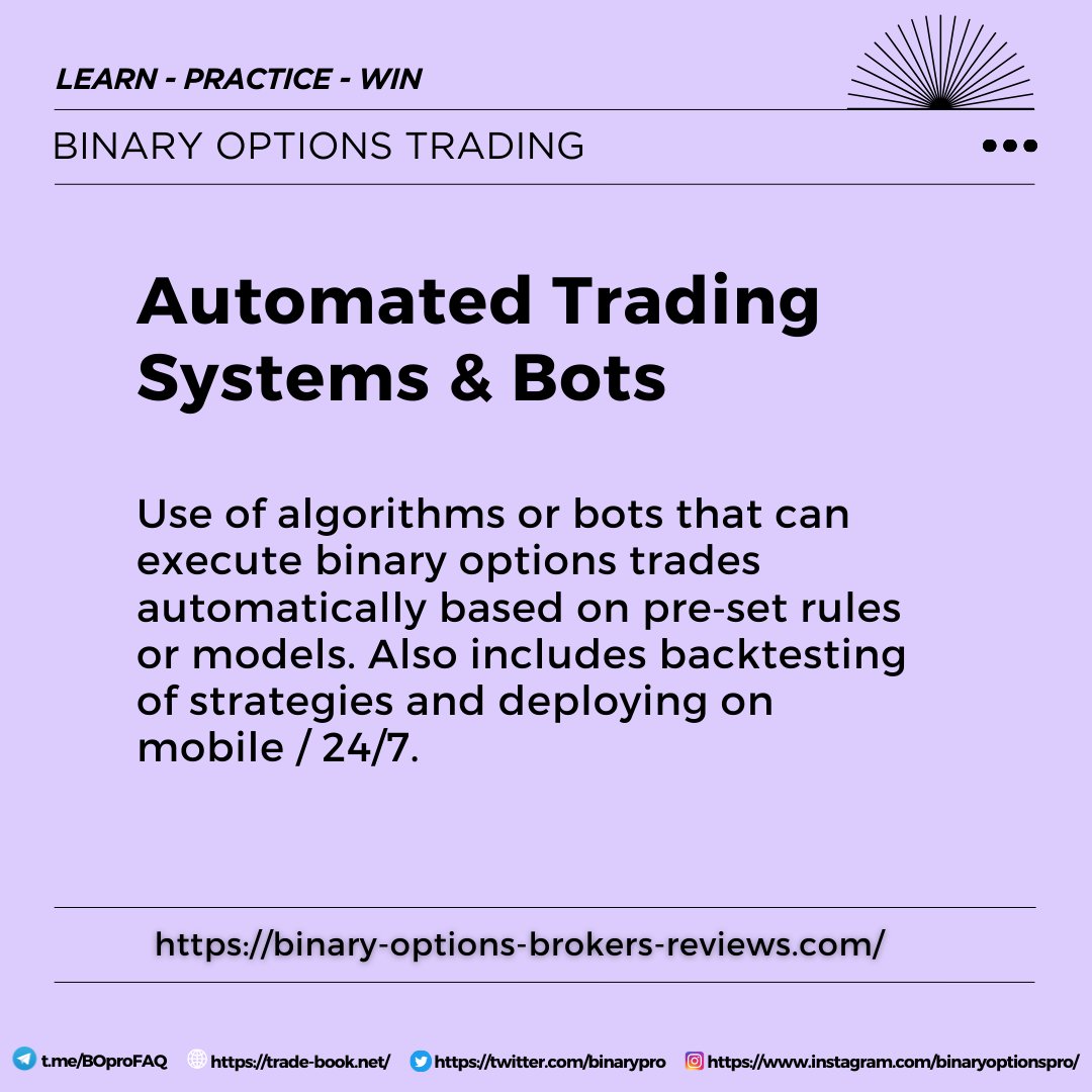BinaryPro's tweet image. Automated trading systems and bots are reshaping how traders approach the markets. Instead of manually watching every tick, these intelligent systems execute trades based on pre-set rules, data patterns, and algorithms.

They remove emotions, react faster than humans, and run…