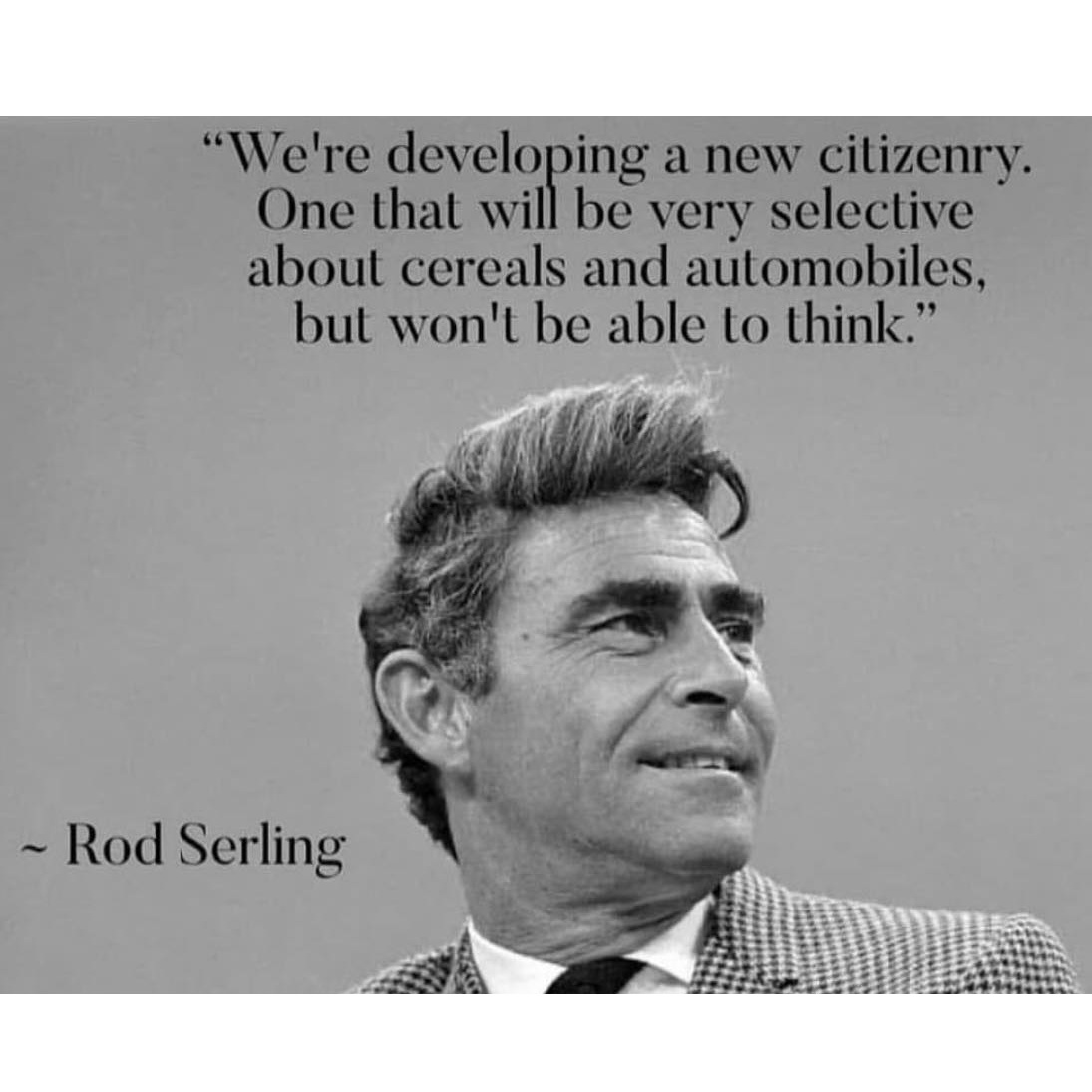 gwpro's tweet image. #RodSerling saw it coming.  He wasn&apos;t far off. #distraction #BreadAndCircus #Rome #think #control #agenda #optout #freedom