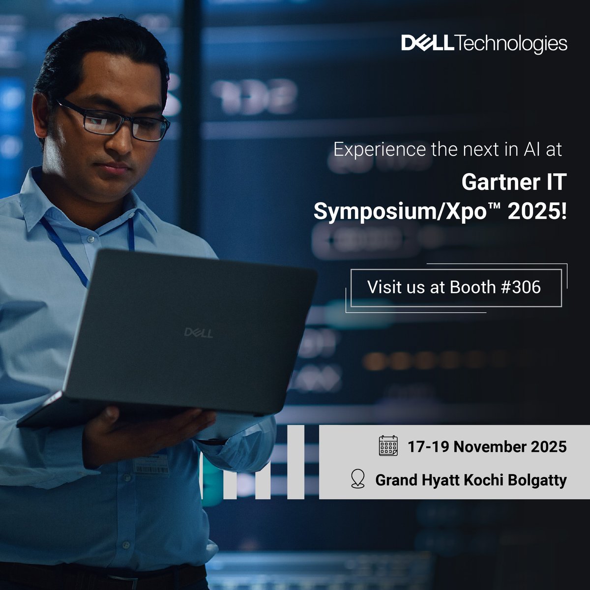 Dell_IN's tweet image. We are proud to be a Platinum Sponsor at the
#GartnerITSymposium 2025. Join us in Kochi to explore how we&apos;re driving AI transformation with agents of change. Talk to our experts to explore the possibilities.

#DellTechnologies #FutureOfTech