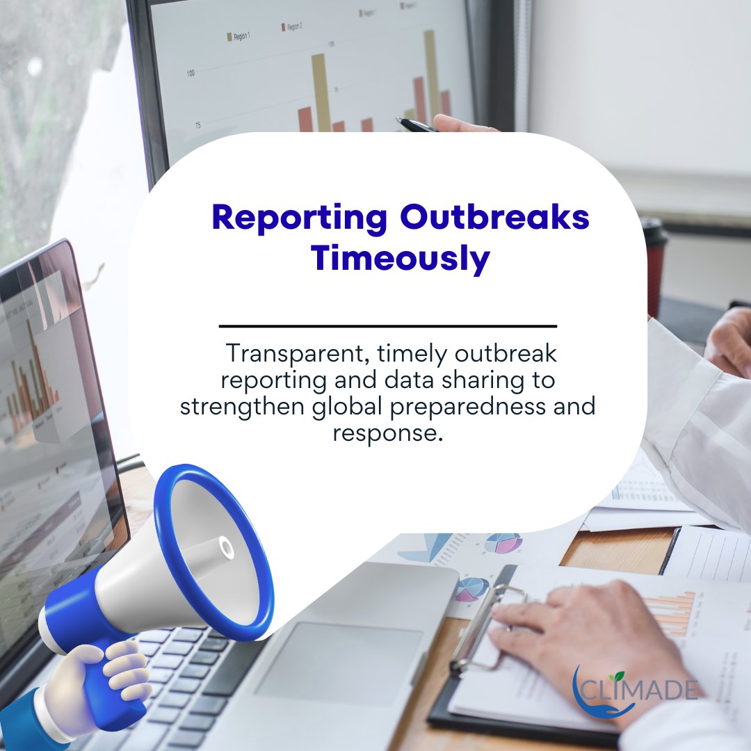 ceri_news's tweet image. The time to act is now.

Climate change and infectious diseases are converging into a global health emergency. The #CLIMADE #COP30 report calls for urgent action:
 ✅ Strengthen surveillance and genomic tracking
 ✅ Reporting Outbreaks Timeously
 ✅ Protect vulnerable populations…