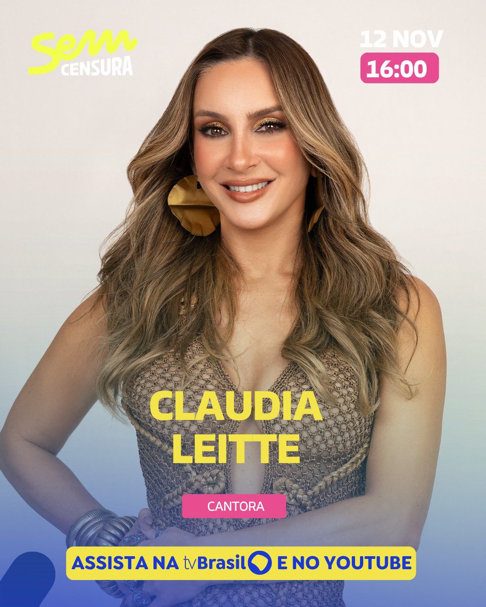 Nossa Cantts está participando do programa Sem Censura de hoje! Vem assistir com a gente! 📺🆑🫧 #SemCensura40Anos #ClaudiaLeitte

🔗  youtube.com/live/shnTWNcl7…