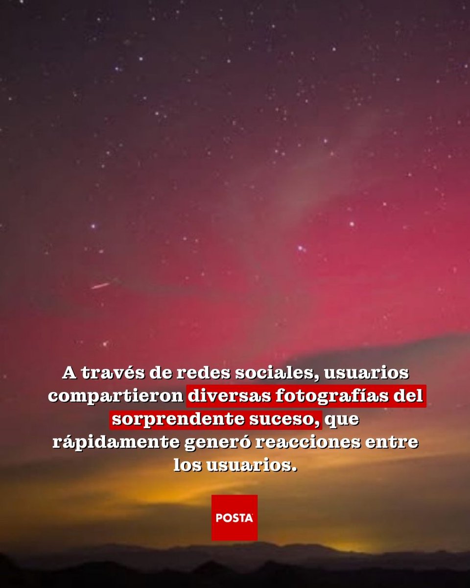 POSTABCS's tweet photo. #AuroraBoreal
💫 Sí, hubo aurora boreal en México.
💬 ¿Qué opinas? 😍👇
https://t.co/McOJZfceaA
#bajacalifornia #mexico_maravilloso #tijuana #POSTABCS https://t.co/VGhfpVU4zm