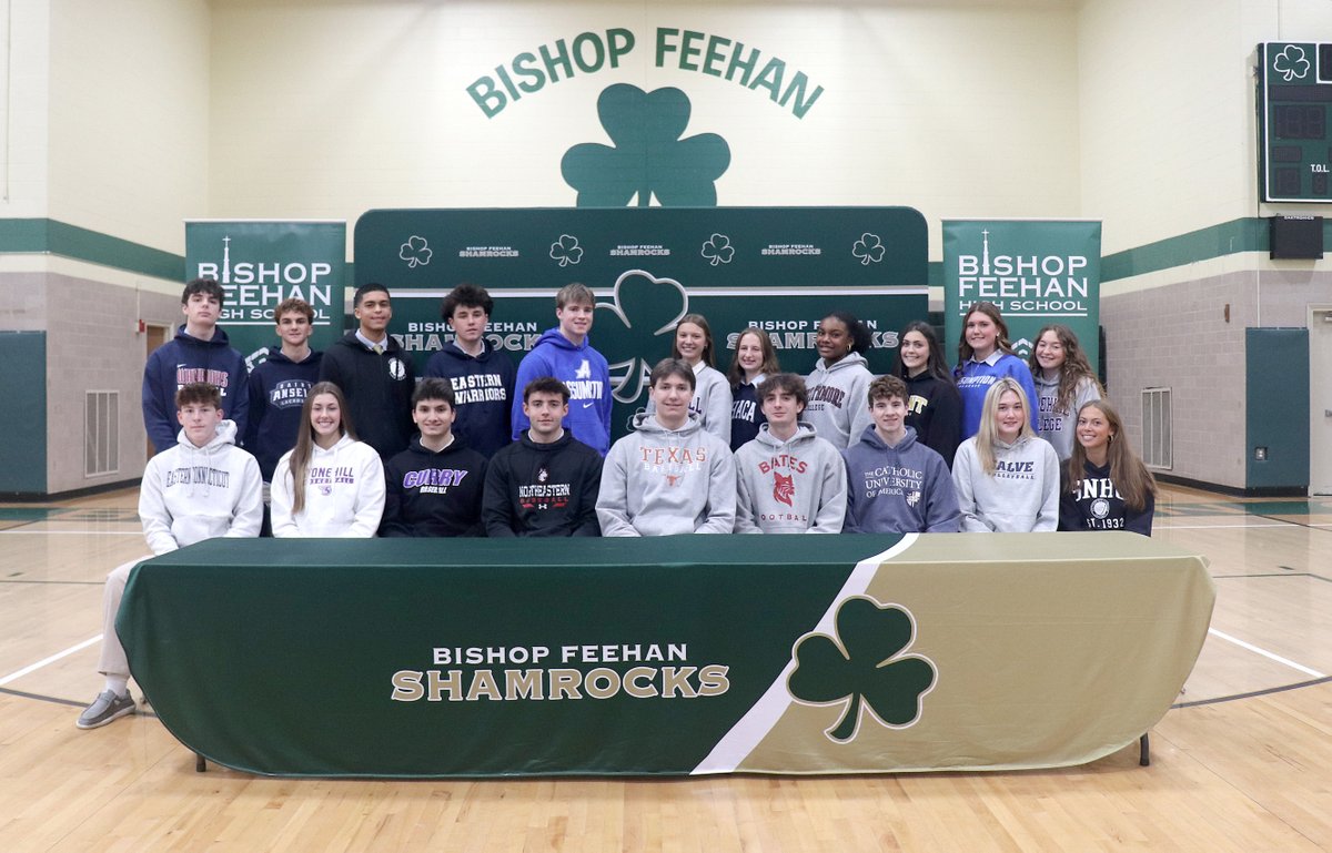 Congratulations to our twenty-one Class of 2026 student-athletes who have officially committed to continue their athletic careers in college! We’re so proud of your hard work and dedication.

Read more: bishopfeehan.com/apps/news/arti…