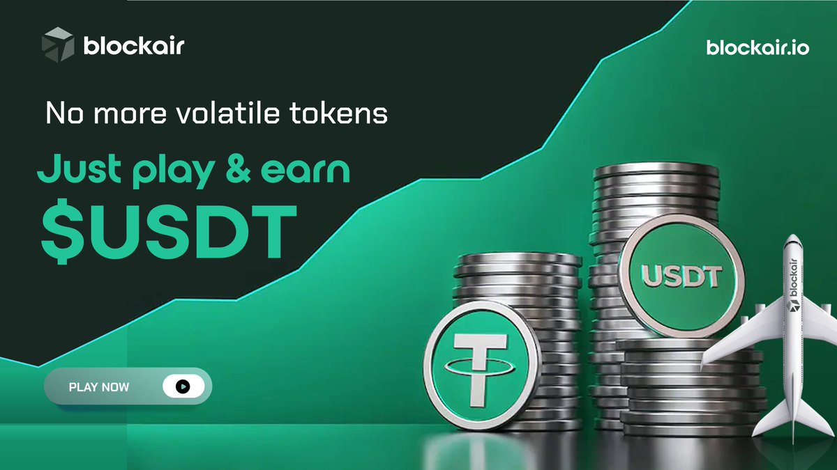 Your Ticket to the $1,000,000 USDT Jackpot Awaits!

What if your next flight could make you a millionaire? ✈️
With <a href="/Blockair_P2E/">Blockair Official</a>, the world’s first Fly-to-Earn (F2E) airline game, every player has a shot at winning from the $1,000,000 USDT jackpot! 💸

It all starts with your