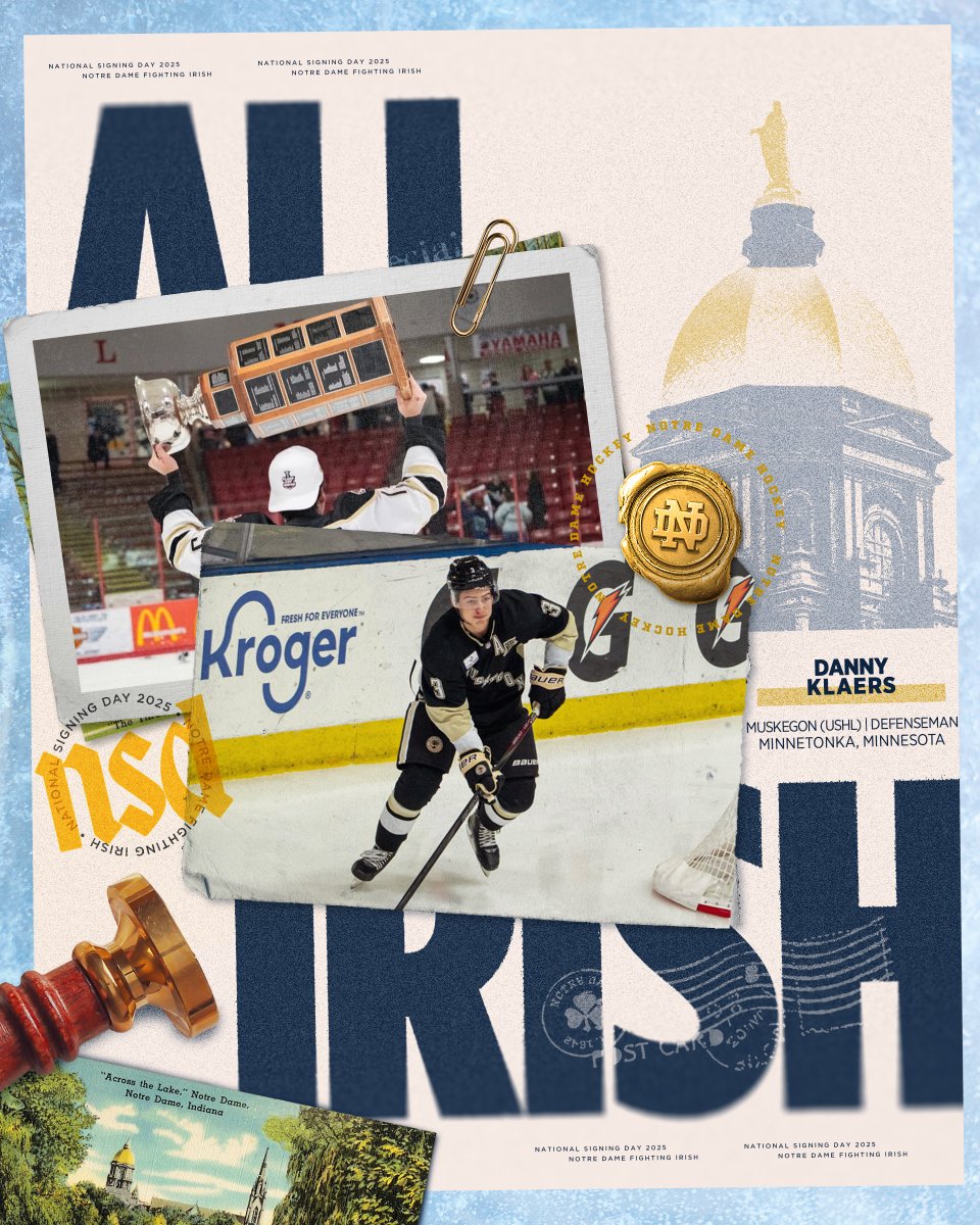 𝒪𝒻𝒾𝒸𝒾𝒶𝓁𝓁𝓎 𝐼𝓇𝒾𝓈𝒽 ☘️

Welcome to the team, <a href="/klaers_danny/">Danny Klaers</a>! 

#GoIrish