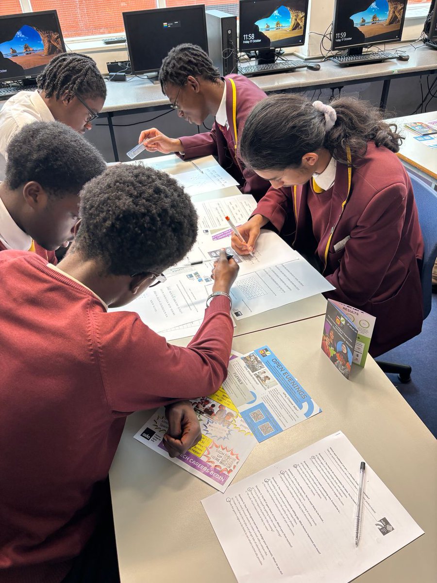 StPetersUK's tweet image. Our Year 11 Computer Science students had an inspiring visit from @Ada_College. They explored tech pathways through A Levels, BTECs &amp;amp; T-Levels, and participated in interactive sessions like the Crack the Code Challenge, A.I. &amp;amp; Ethics Discussion and Careers in Tech.  #FutureCoders