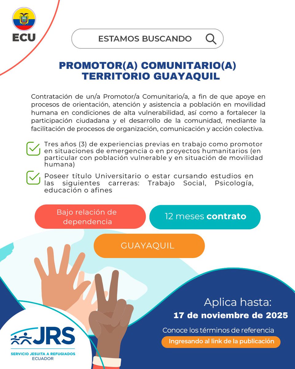 JRS Ecuador tweet media