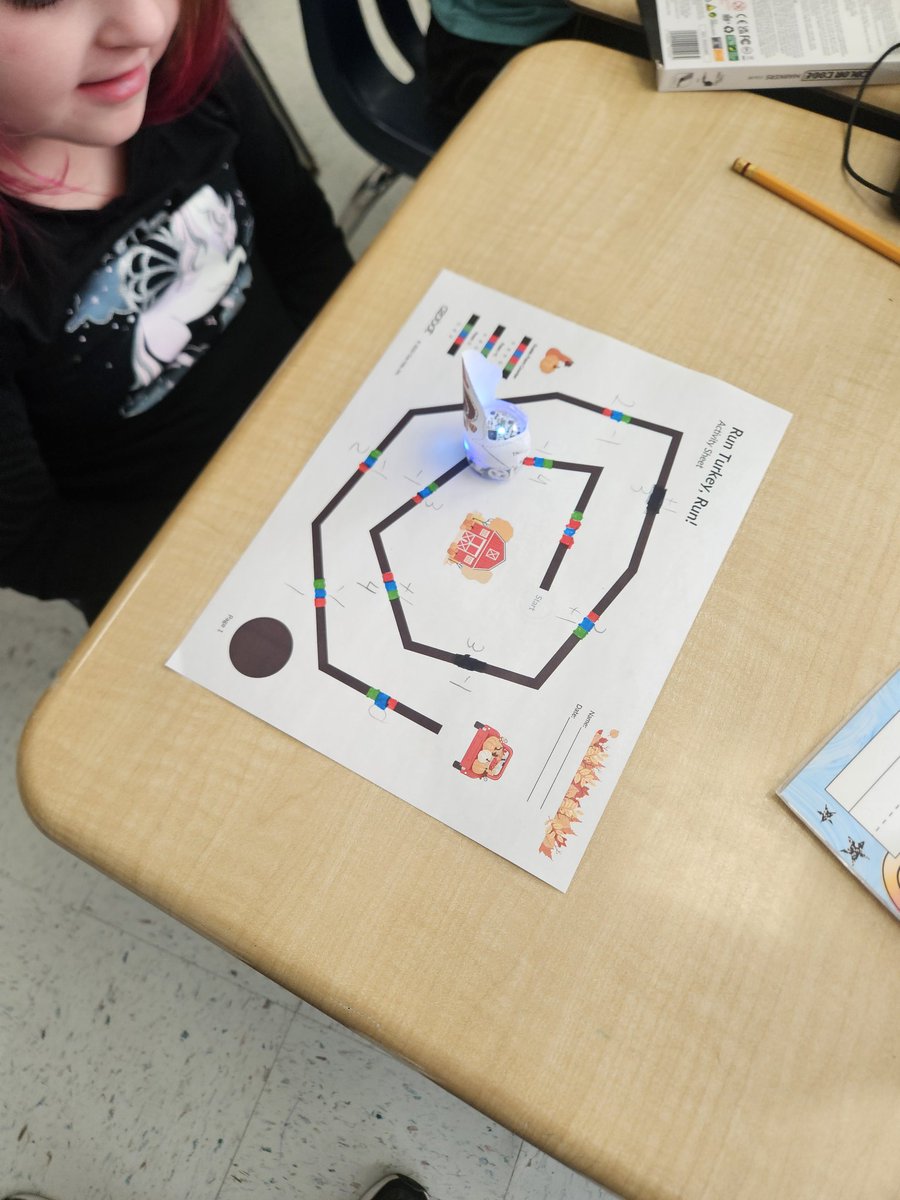 Run, Turkey, Run! CES 2nd graders coded their <a href="/Ozobot/">Ozobot</a> using a counting timer.  Turkey gets to 0 and it's game over! <a href="/ces_tigers/">Churchland Elementary</a> <a href="/jennthomas75/">Jennifer Thomas</a> <a href="/PortsVASchools/">Portsmouth Schools</a>