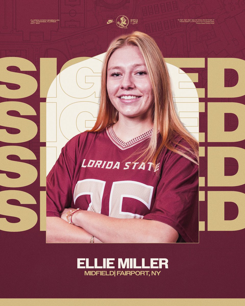 Welcome to the Garnet and Gold, Ellie! 🍢

#NolesLax