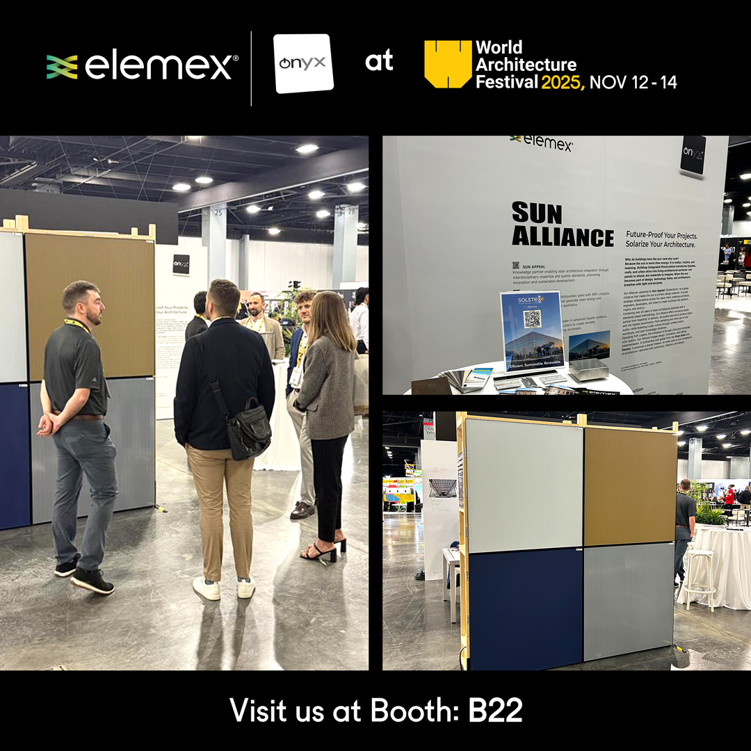 We’re excited to be in Miami for the World Architecture Festival! 🎉
 Visit us at Booth B22, Nov 12–14 for three days of design innovation and global networking.
 Meet the Elemex® team and explore our high-performance façade systems!