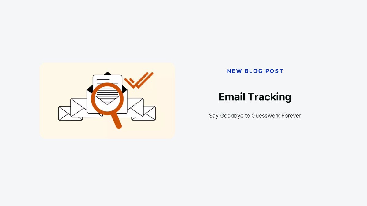 mailbird's tweet image. Stop guessing if your emails are being read. 🤷‍♂️

Email tracking is the ultimate strategic tool. 

✅ Know when your email is opened. 
✅ Time your follow-up perfectly. 
✅ Never guess again.

We wrote the guide. 👇

#Email #Productivity #SalesTech #Mailbird